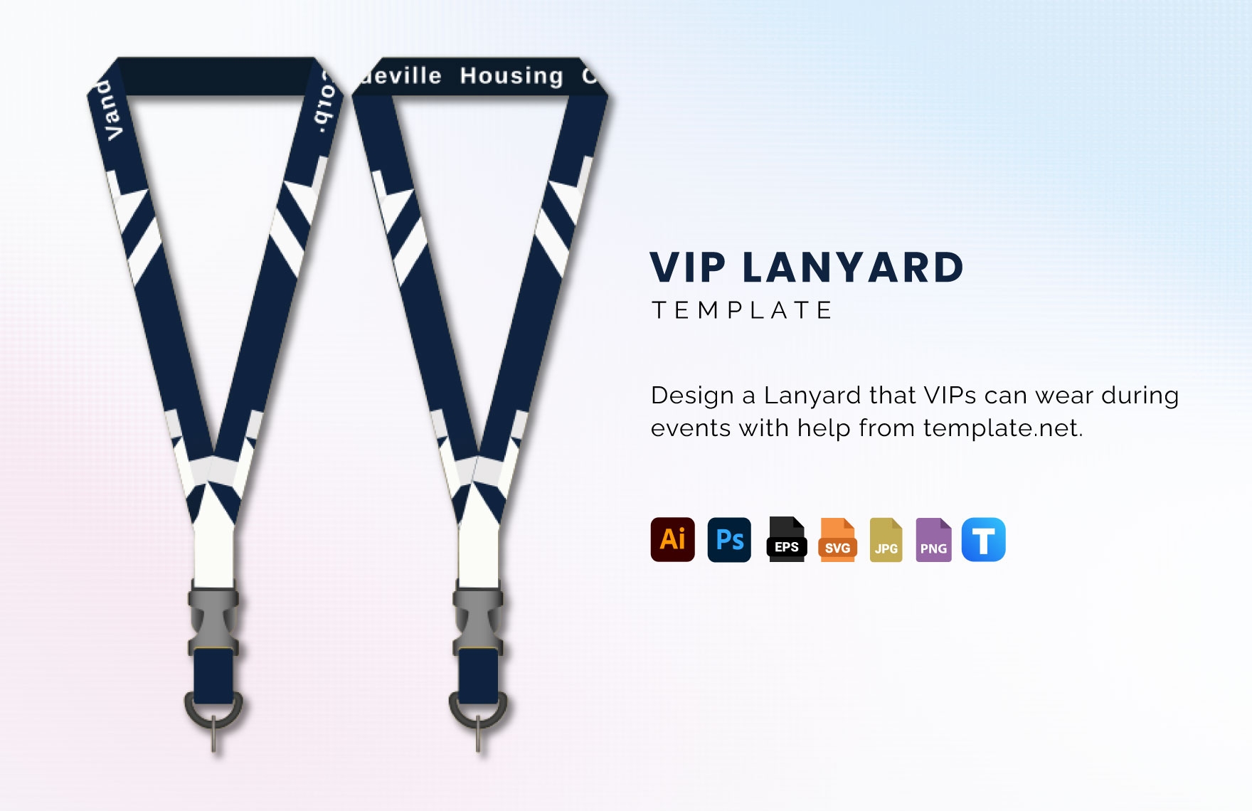 Editable Lanyard Templates In PSD To Download