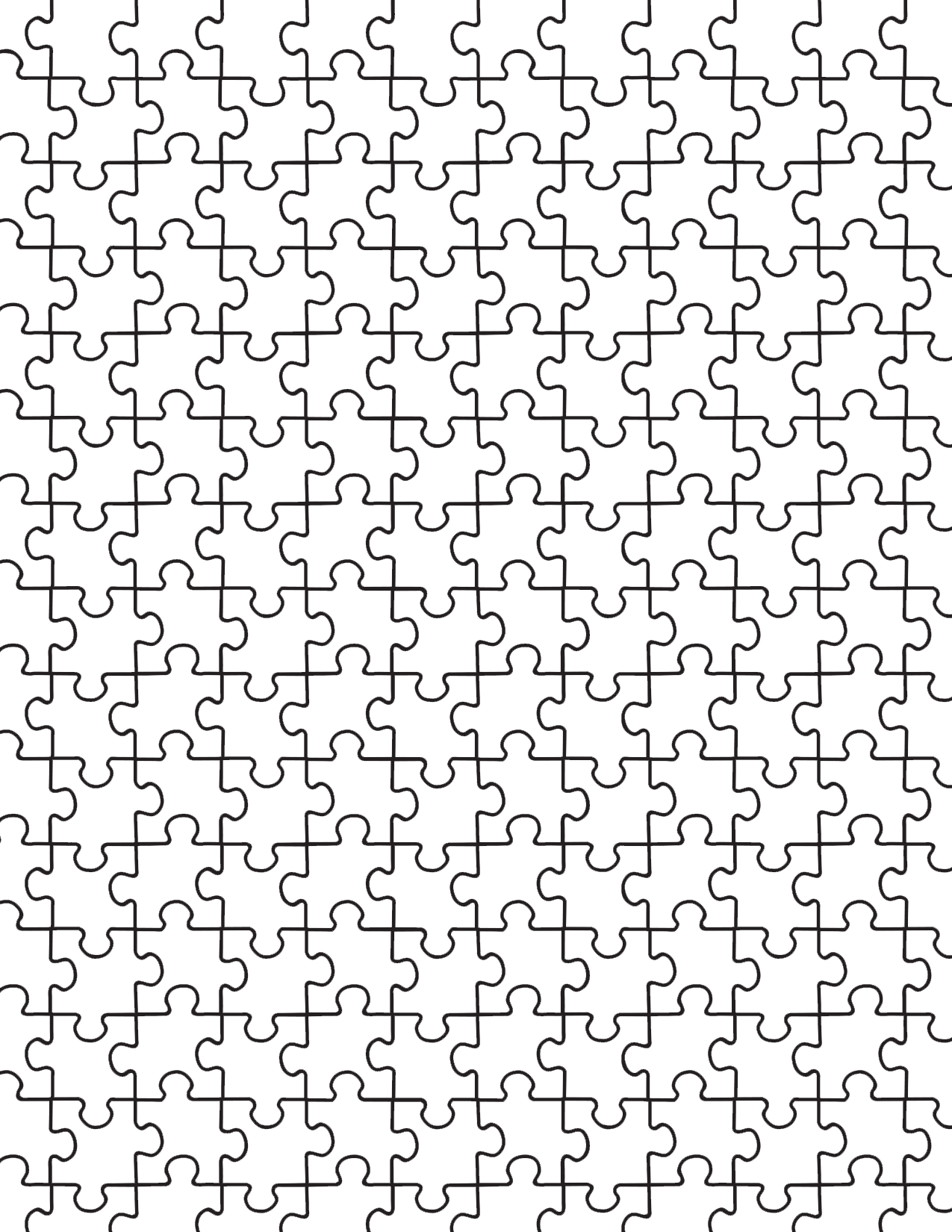 Editable Puzzle Template