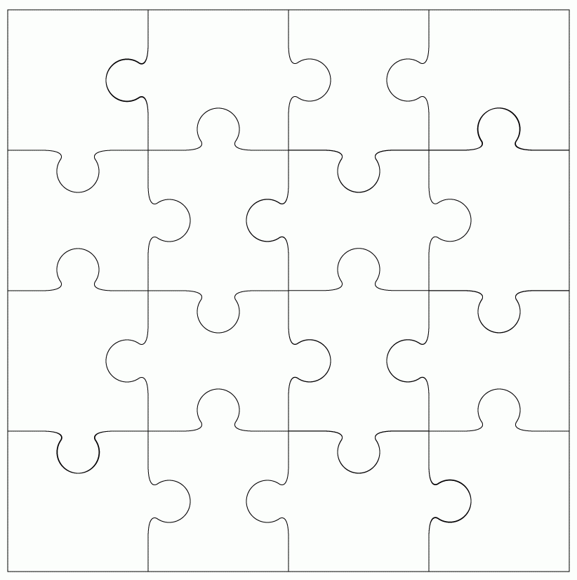 Editable Puzzle Template