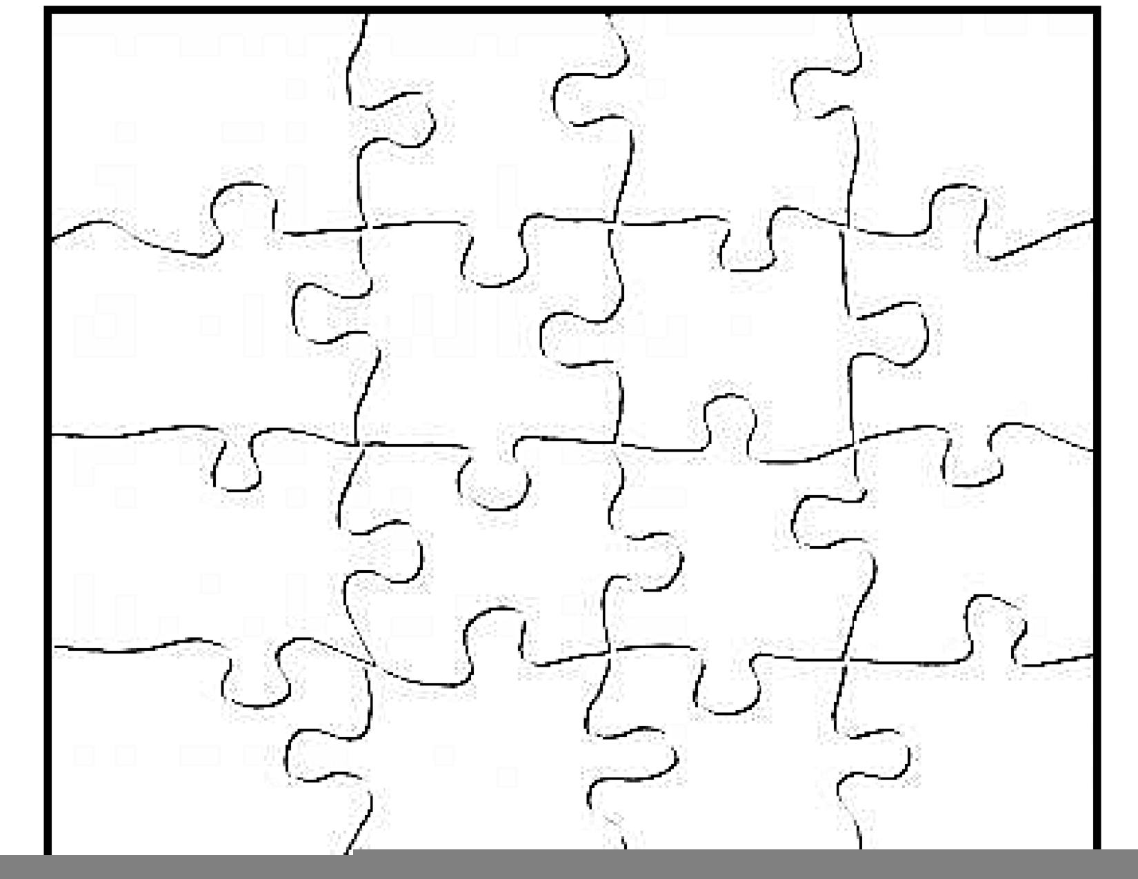 Editable Puzzle Template