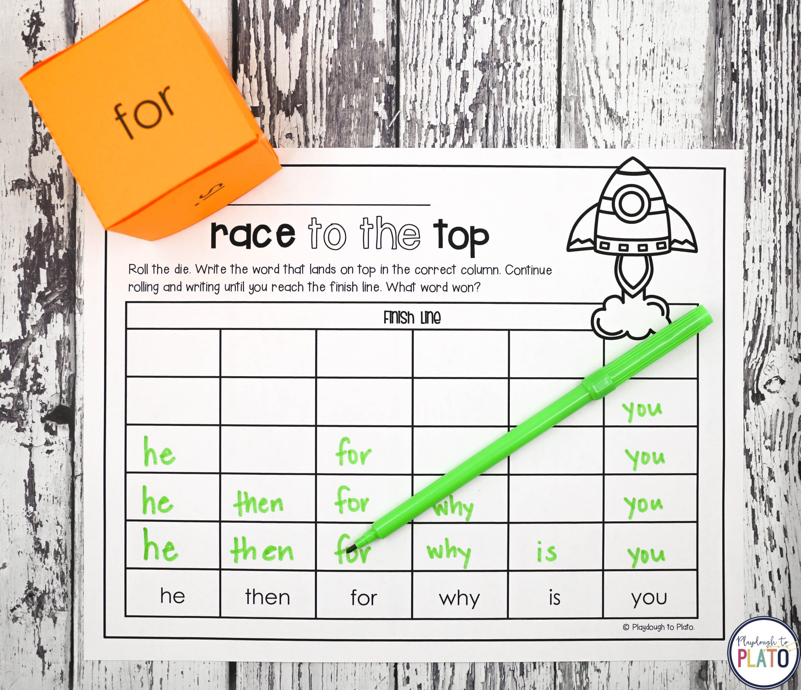Editable Sight Word Games