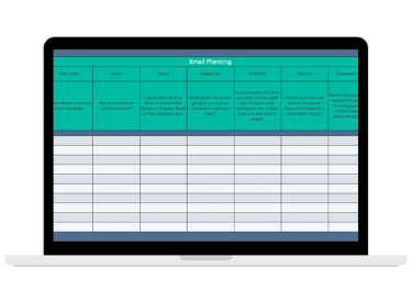 Email Marketing Planning Template Free Download 