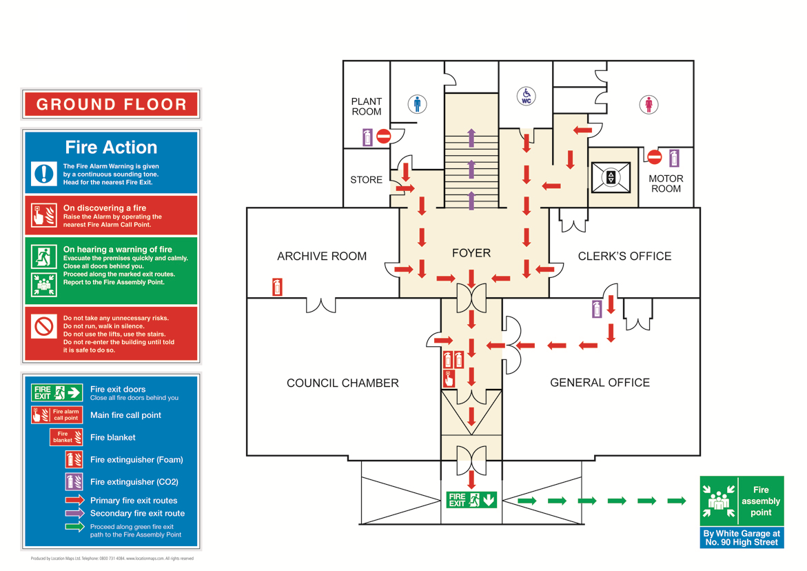 emergency exit plan template