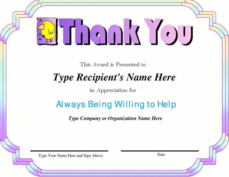 Employee Appreciation Cards Templates