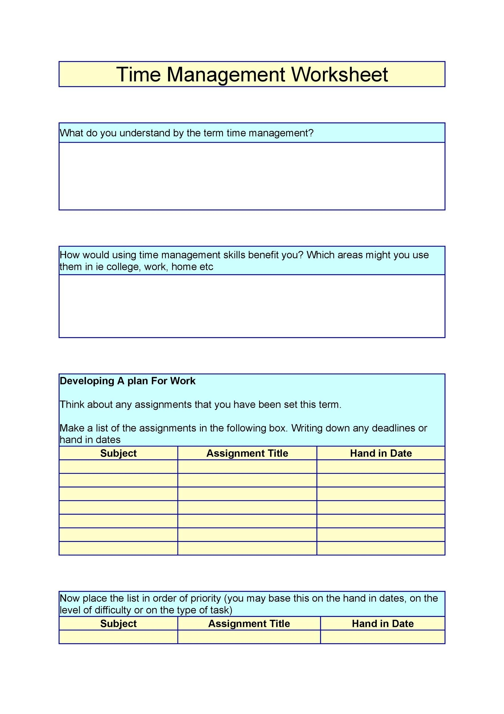 Employee Goal Planning Template