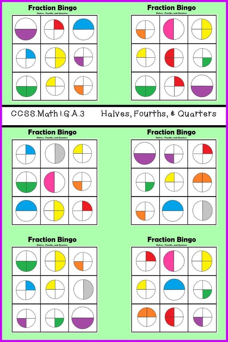 Engaging Education Materials Fraction Bingo Fractions Fraction 