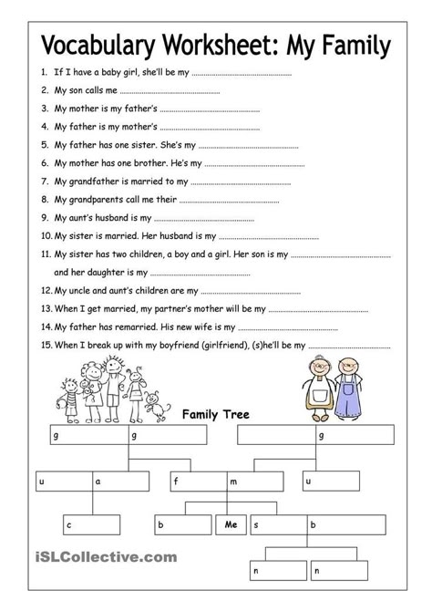 English Worksheets For 6th Graders Printable