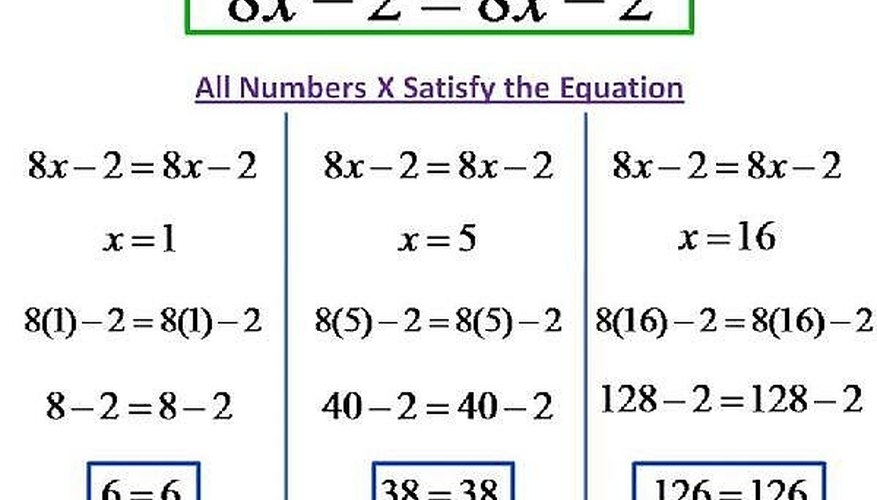 Equations With Infinite And No Solutions Worksheet Tessshebaylo