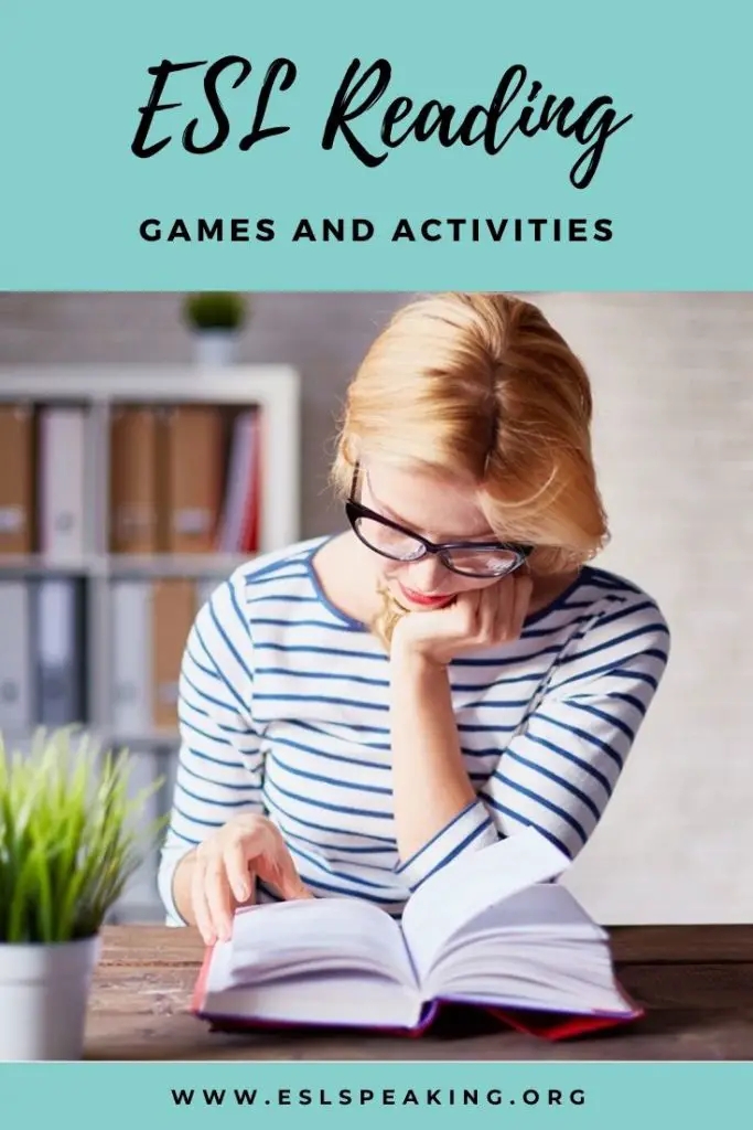ESL Reading Activities Games Reading Comprehension Adults