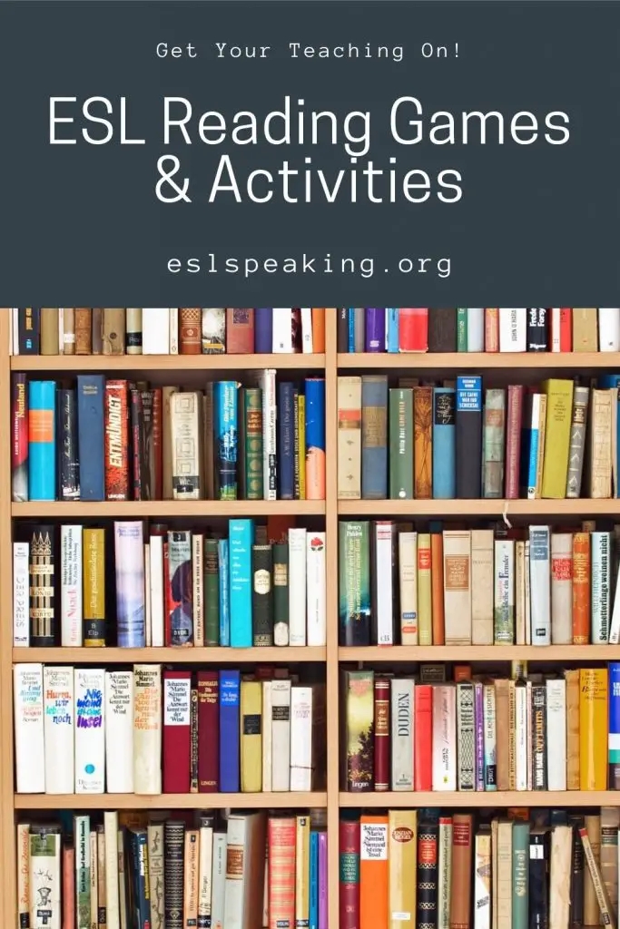 ESL Reading Activities Games Reading Comprehension Adults
