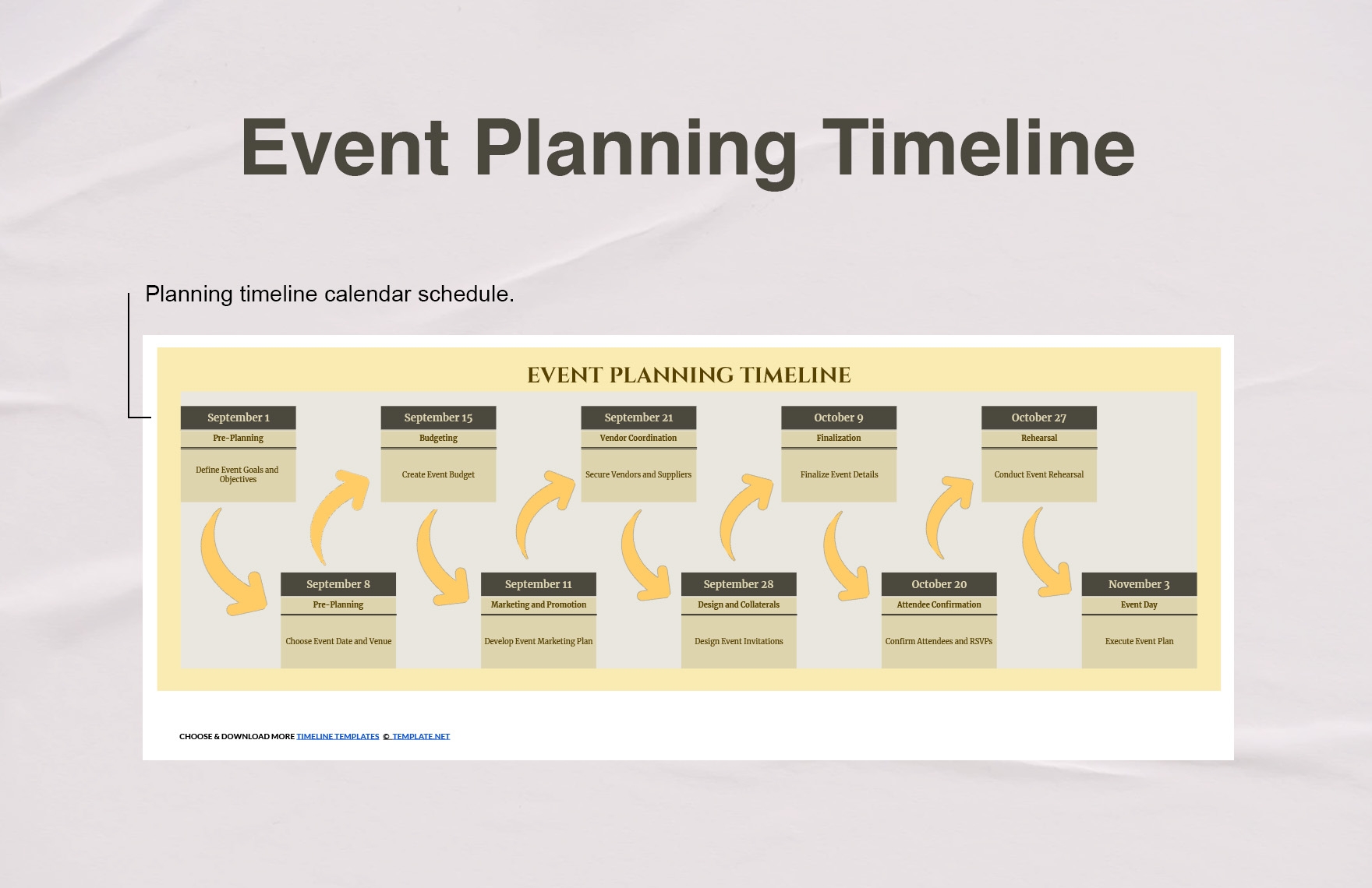 Event Planning Timeline Template In Excel Google Sheets Download 