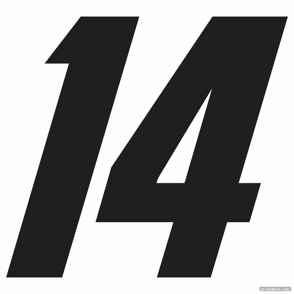 Extra Large Numbers Printable Gridgit