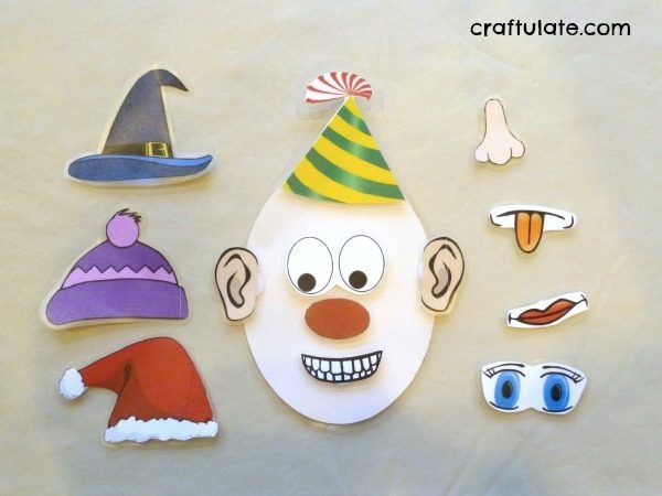 Face Parts Game With Free Printable Craftulate