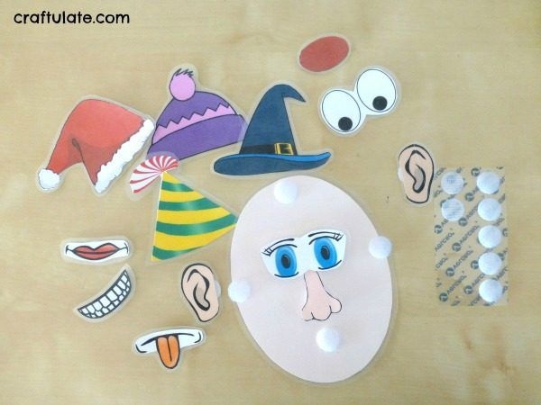 Face Parts Game With Free Printable Craftulate