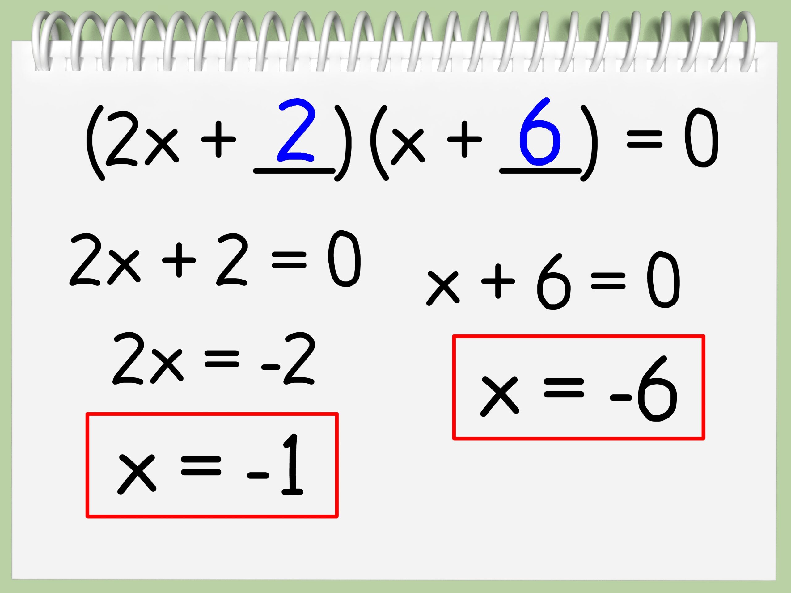 Factorable Quadratic Equations Tolfchic