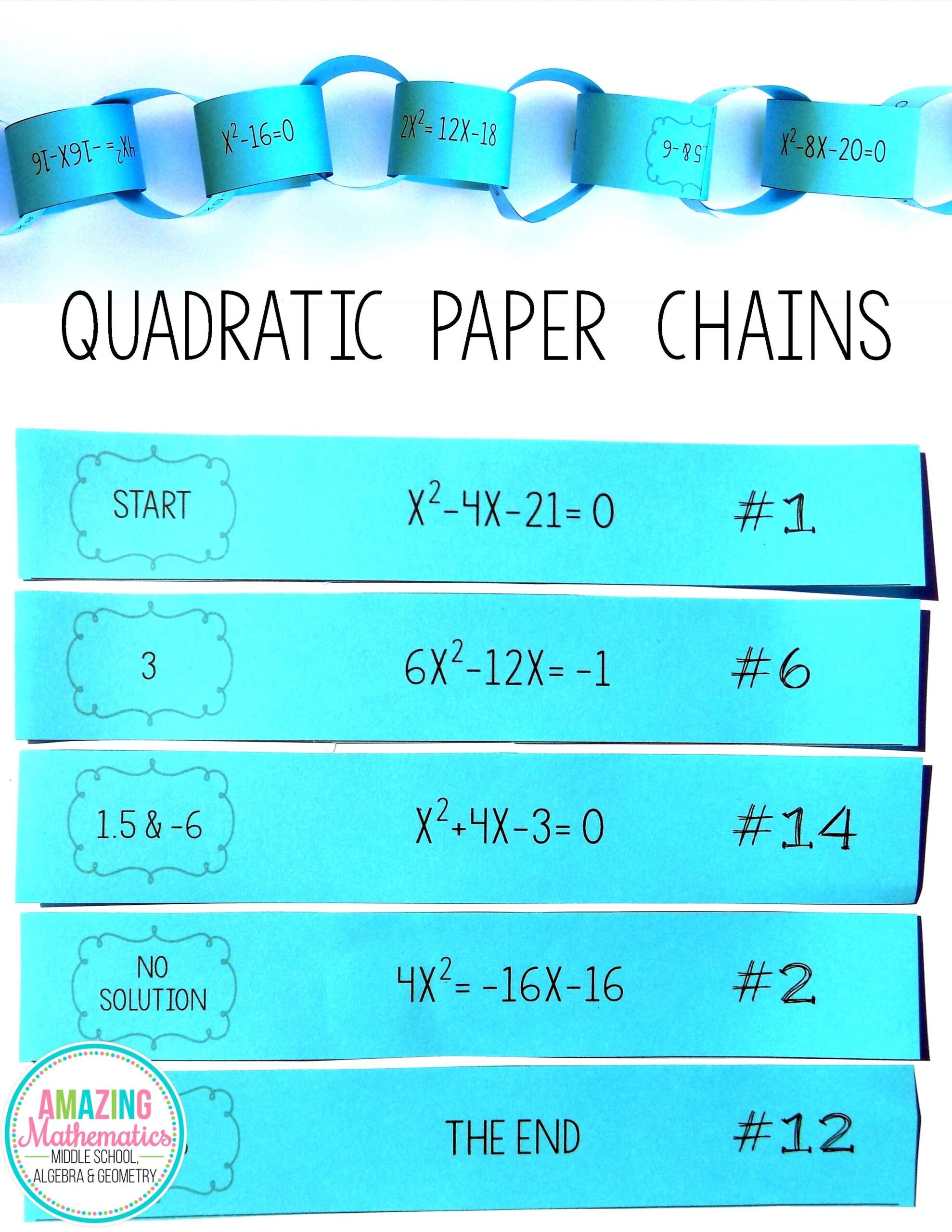 Factorable Quadratic Equations Worksheet Clipart Quillen