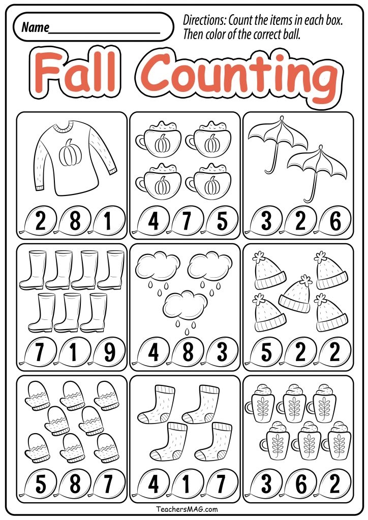 printable fall activity sheets