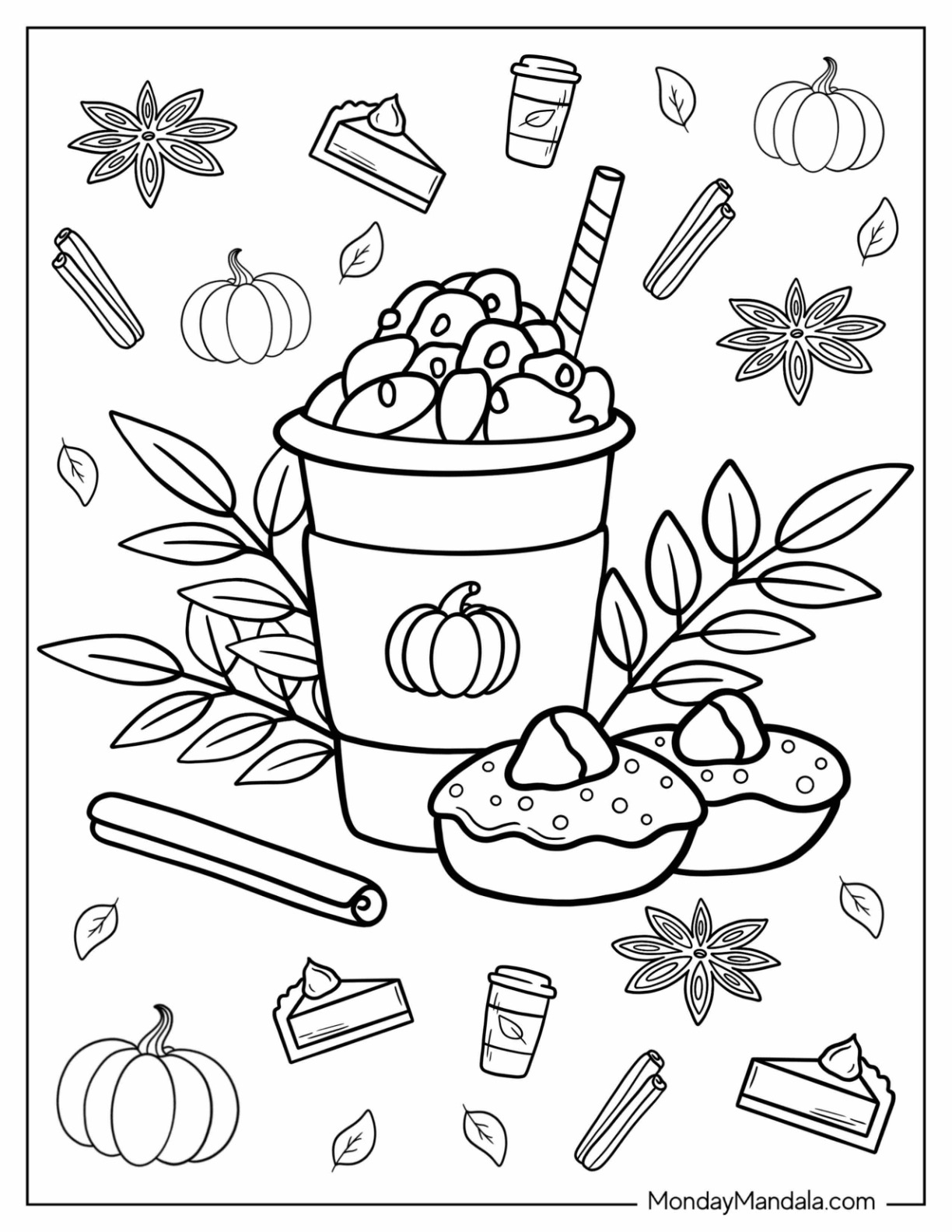 Fall Coloring Pages 10 Fun Free Printable Autumn Coloring Pages 