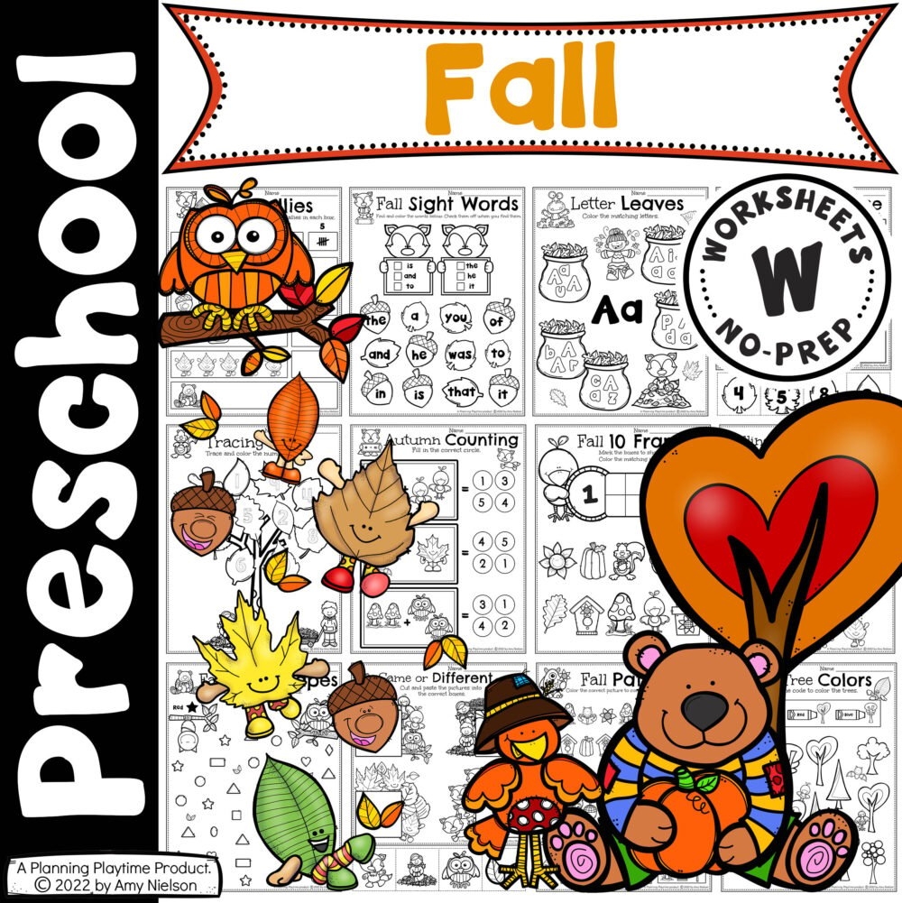 Fall Preschool Activities Planning Playtime