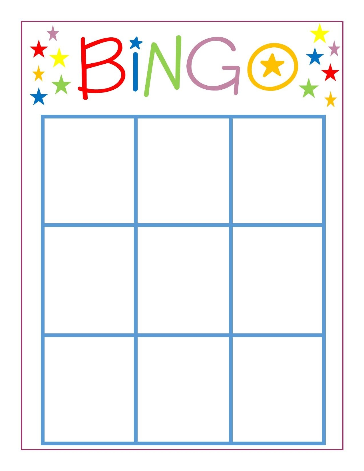 Family Game Night Bingo Bingo Card Template Bingo Printable Bingo