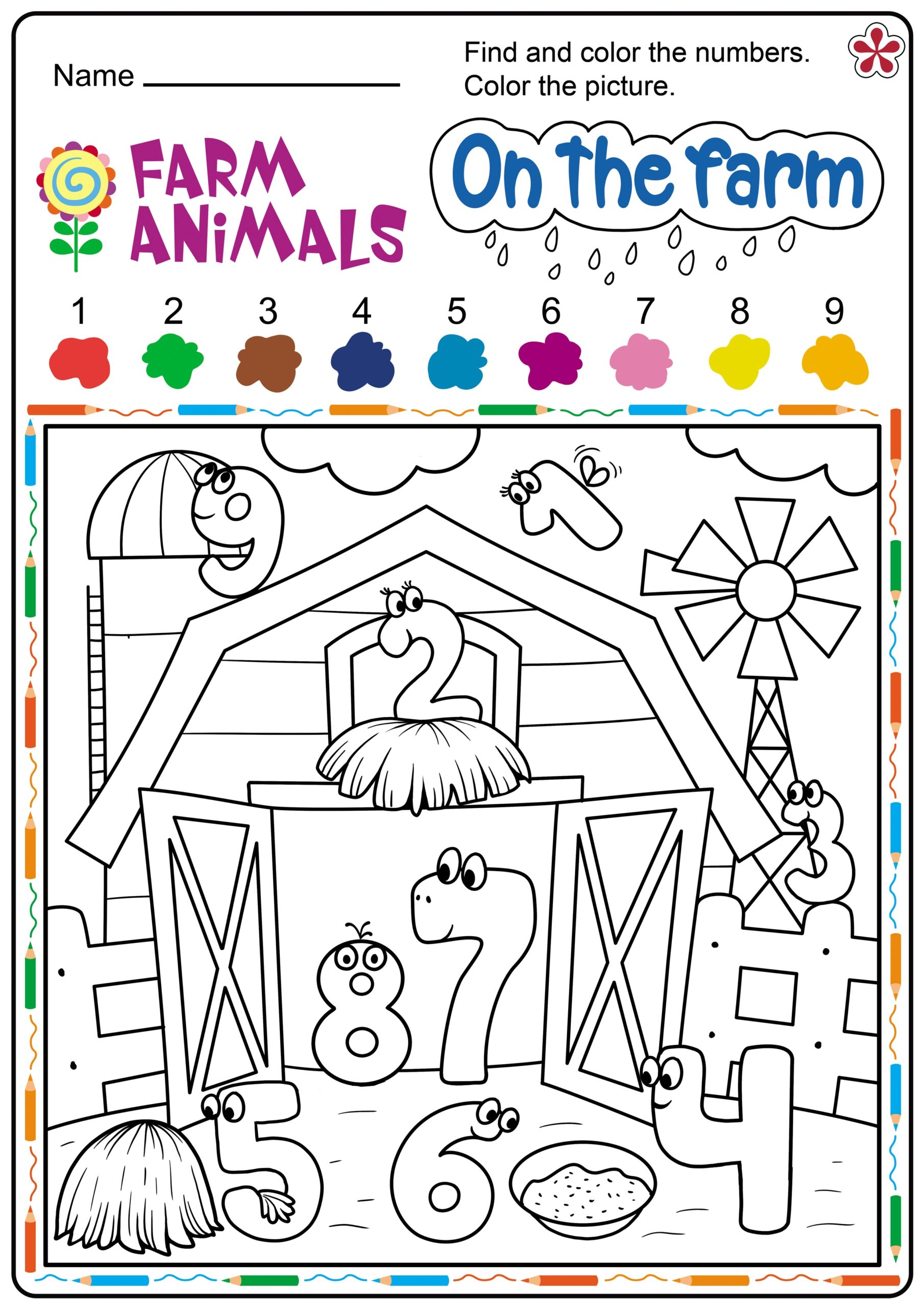 Farm Animals Printables Free Printable Templates