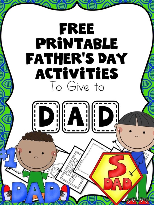 free printable father's day games for church