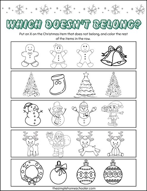 Festive Free Christmas Activity Booklet Printable The Simple 