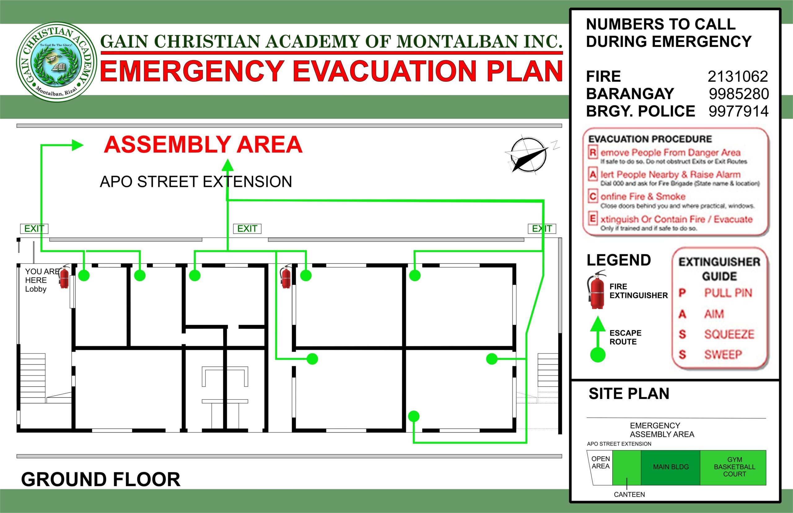 Fire Emergency Evacuation Plan Template Best Templates Resources