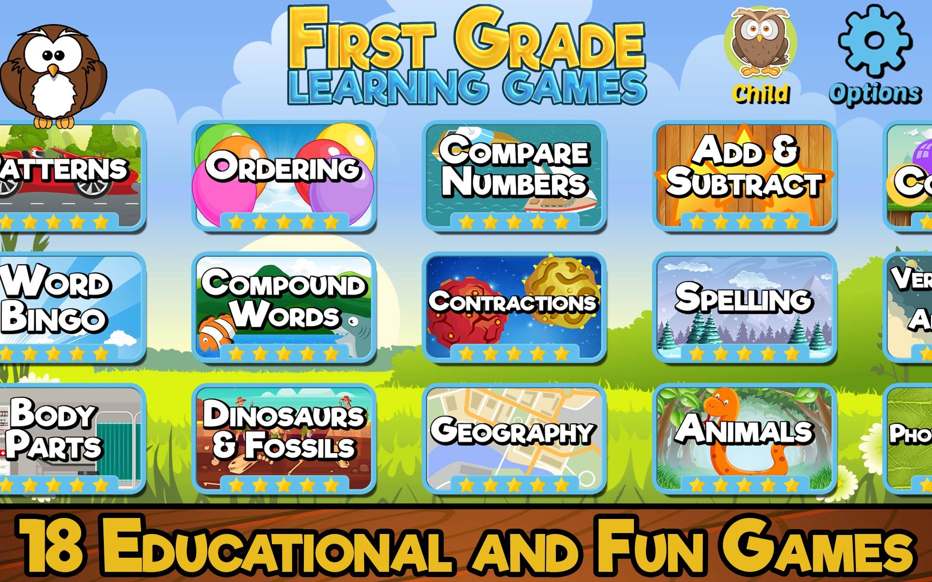 First Grade Learning Games For Android APK Download