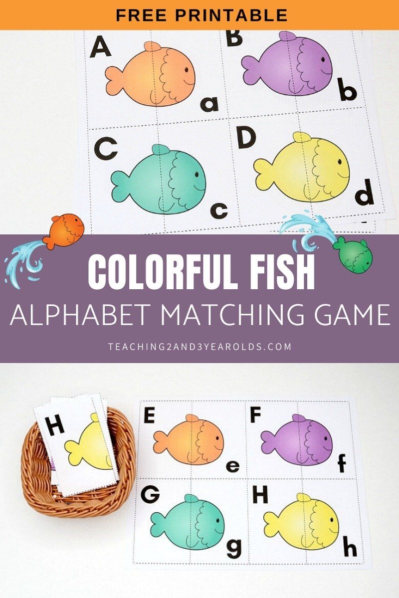 Fish Matching Game Printable Printable Word Searches