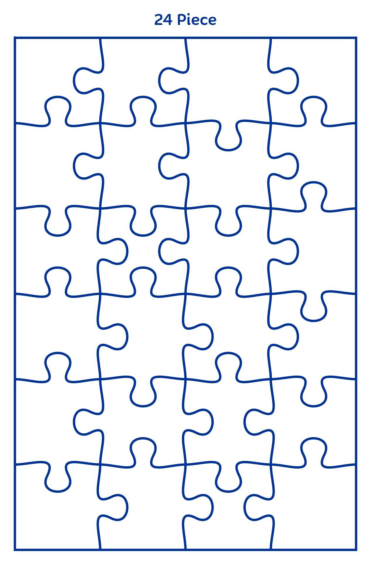 Fit Together Full Page Printable Puzzle Piece Template Printable 
