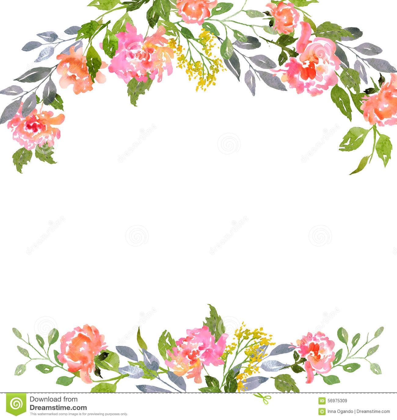 Floral Card Template Free Download