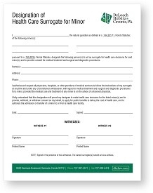 Florida Health Care Surrogate Form 2023 Printable Forms Free Online