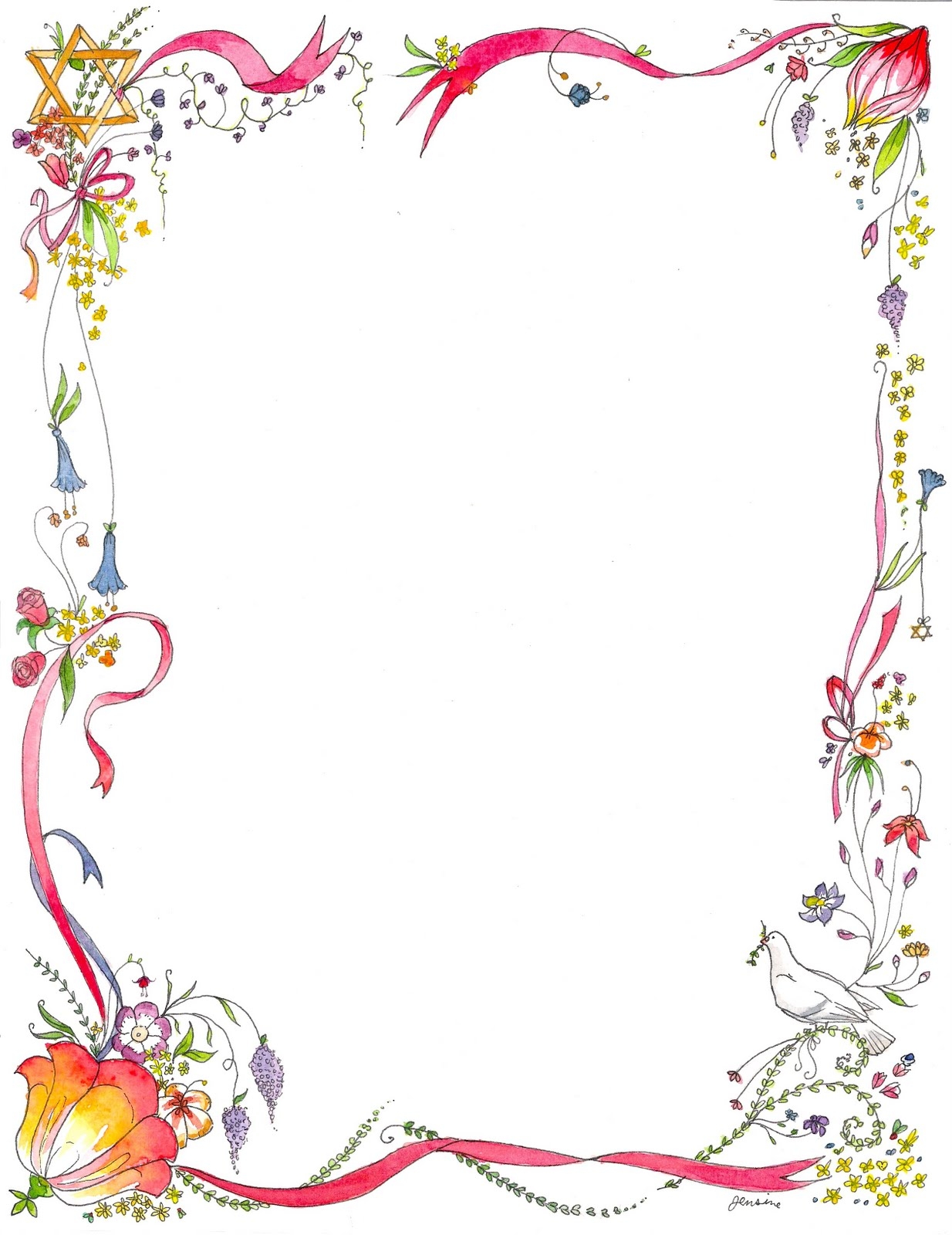 Flower Border Design Cliparts co