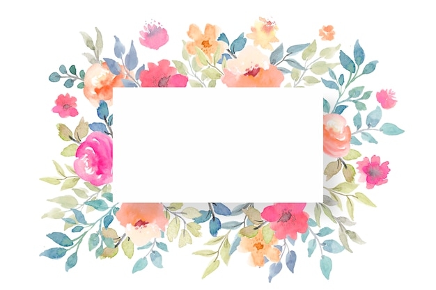 flower card template printable