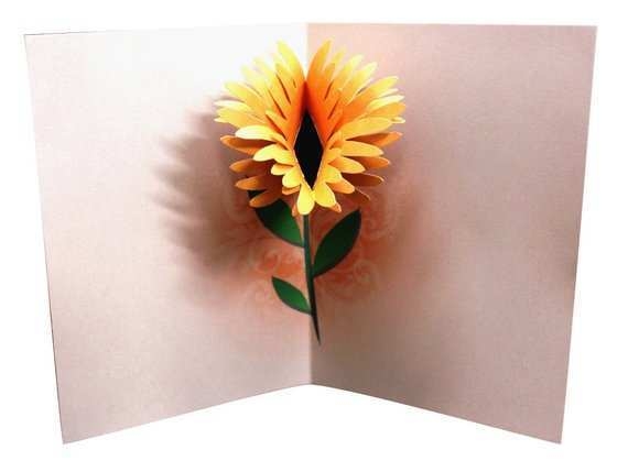 Flower Card Template Printable Cards Design Templates
