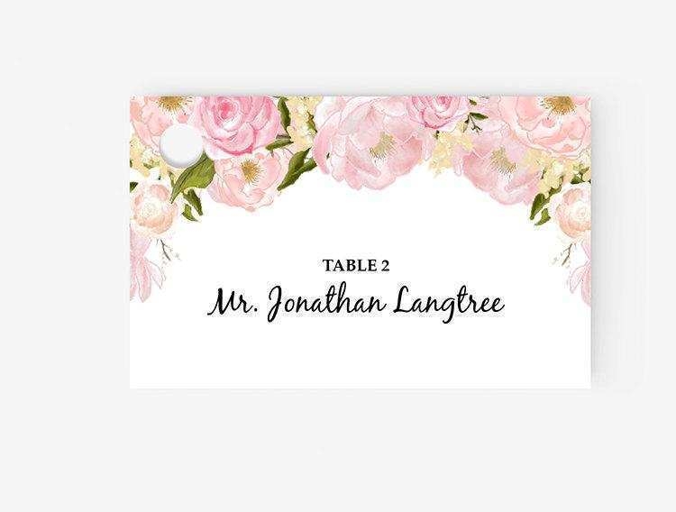 Flower Card Template Printable Cards Design Templates