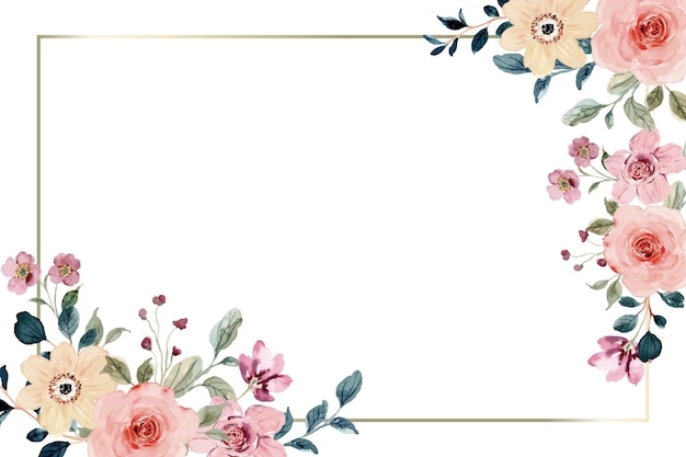 Flower Frame Border Design Free Printable Infoupdate