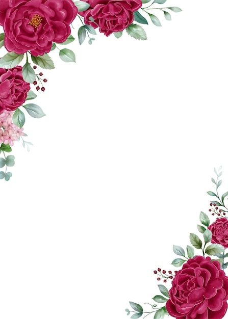 Flower Frame Border Design Free Printable Infoupdate