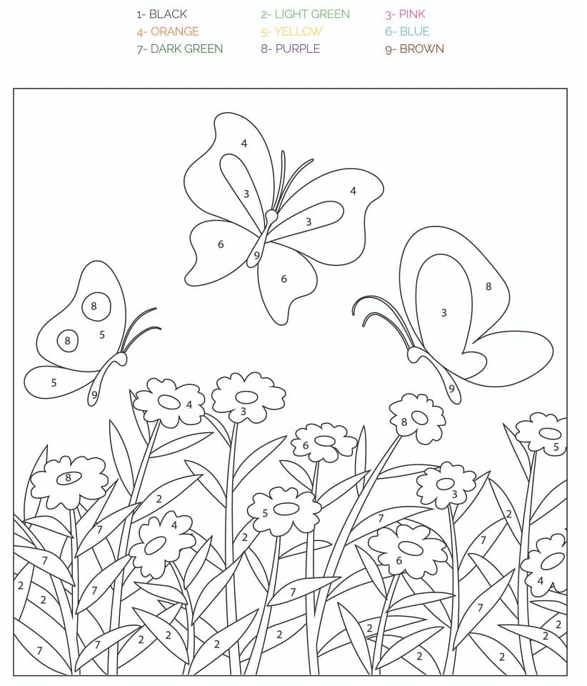 Flower Garden Printable Coloring Pages Best Flower Site