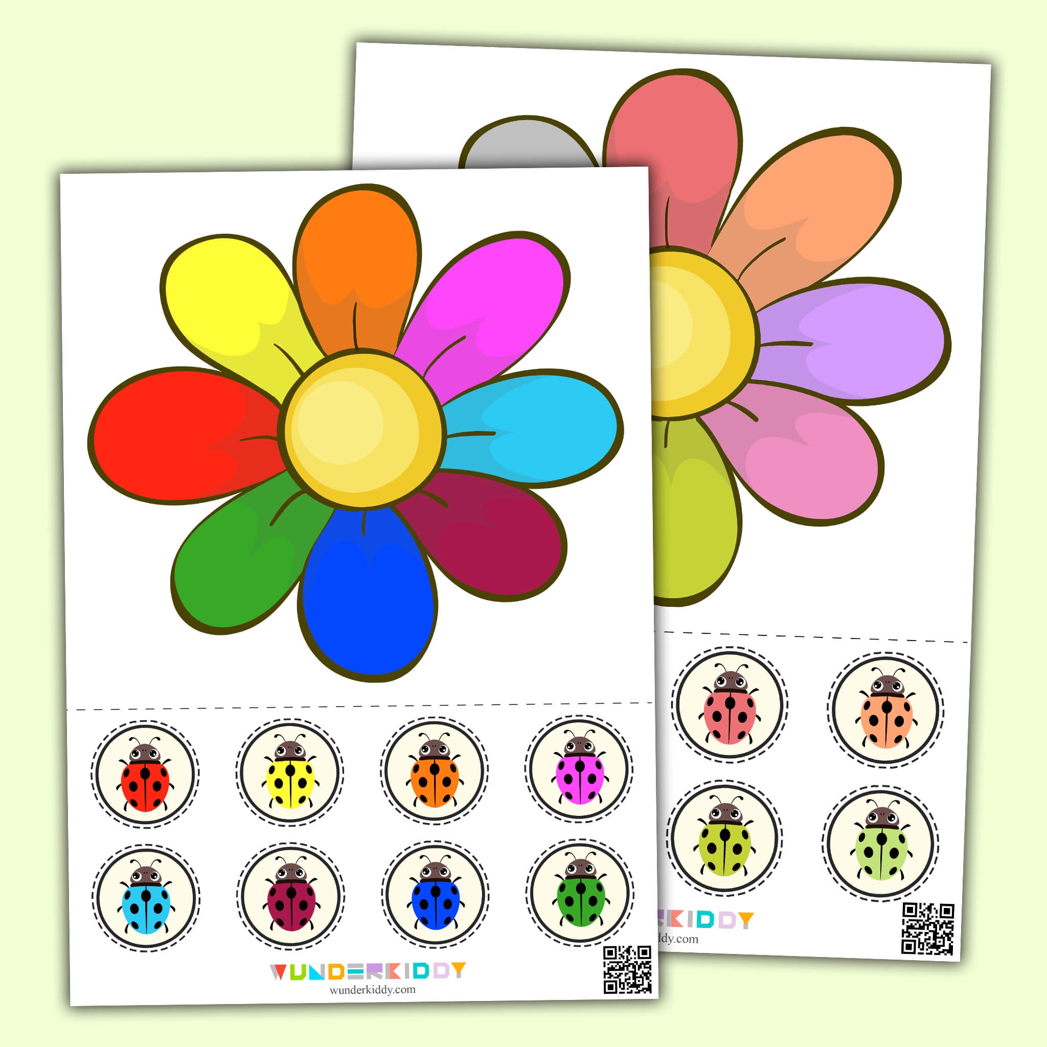 Flower Matching Game Printable Best Flower Site