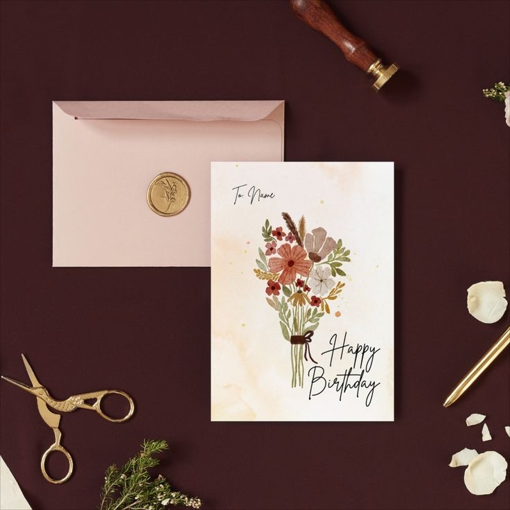design a printable birthday card