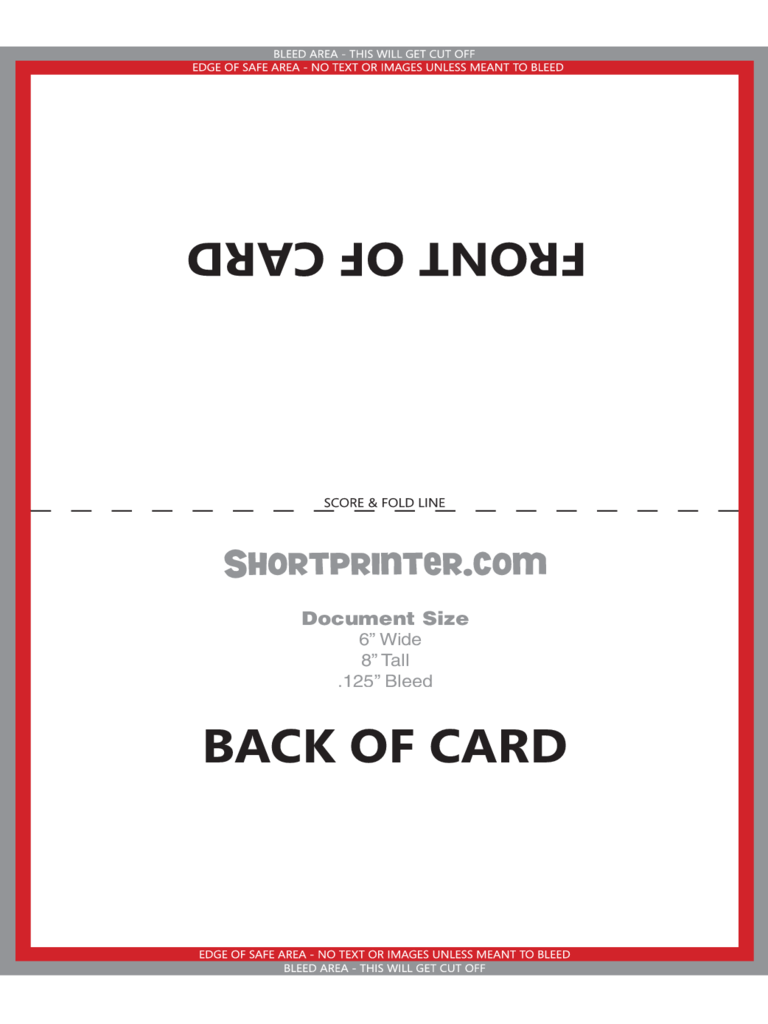 Folded Greeting Card Template Edit Fill Sign Online Handypdf