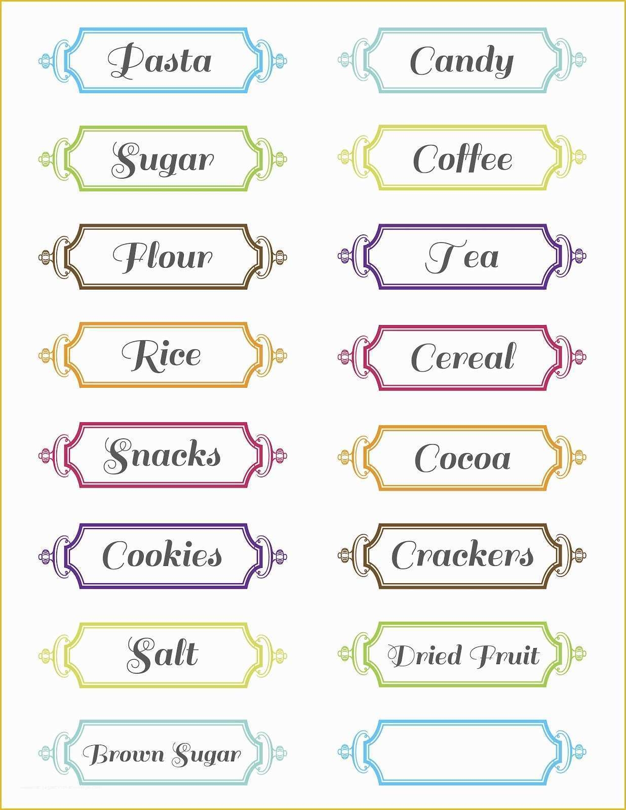 Food Label Design Template Free Of 5 Best Of Free Printable Label