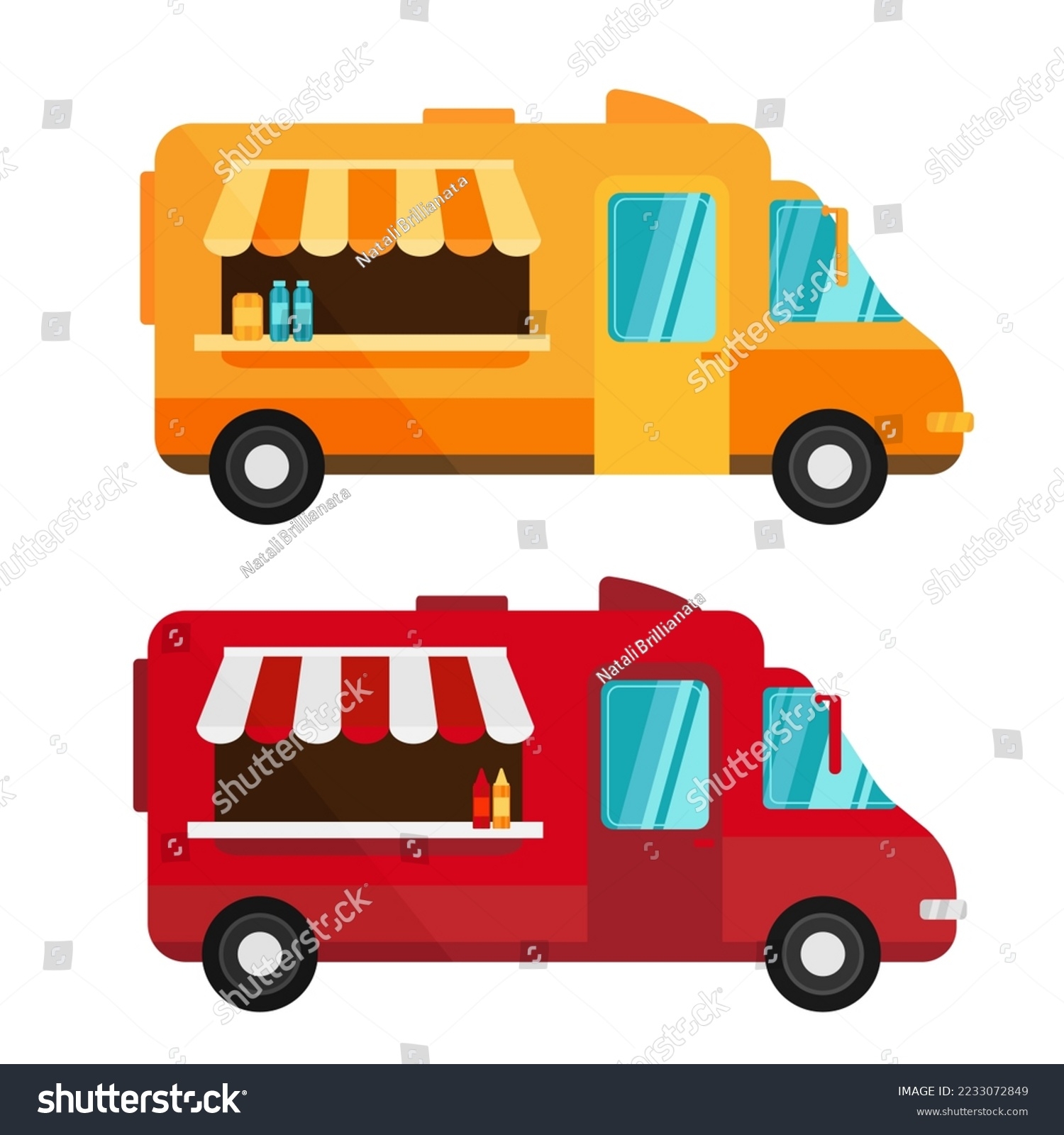 printable food truck design template