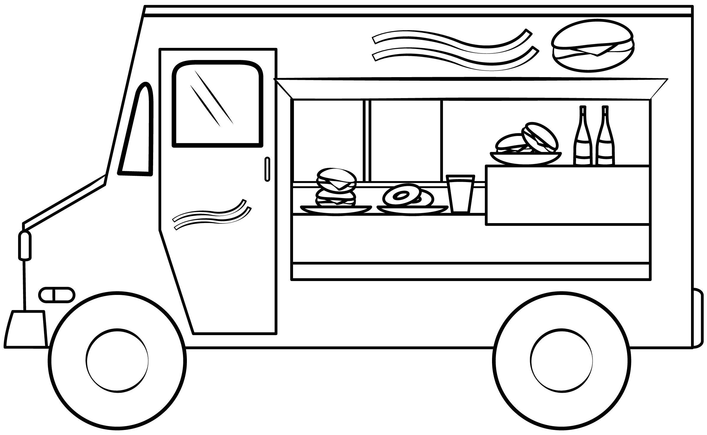 Food Truck Template Printable Printable Templates Online By Paul 