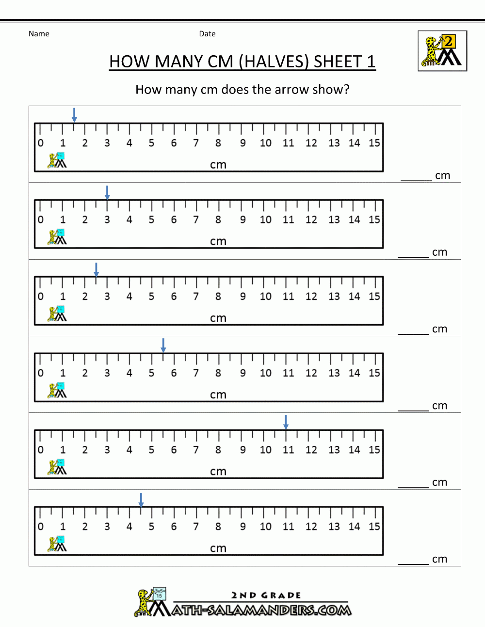 Formidable Ordering Length Worksheets First Grade For Your Worksheets 