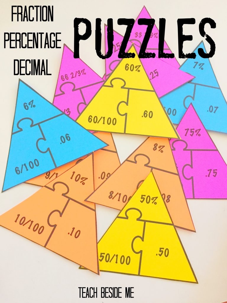 free printable fraction to decimal game