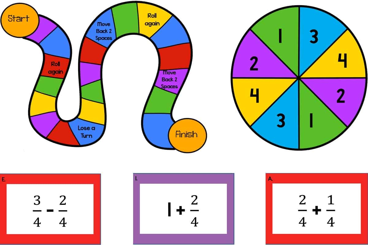 Fraction Games Printable Printable Calendars AT A GLANCE
