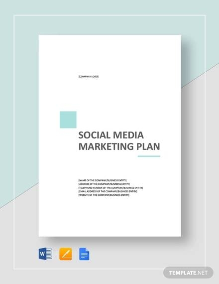 FREE 15 Sample Social Media Marketing Plan Templates In PDF MS Word 